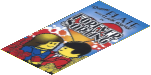 Sticker  6.3 x  3.3 with Forever Sorting Movie Poster