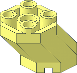 Brick  2 x  3 x  1.667 Octagonal Offset
