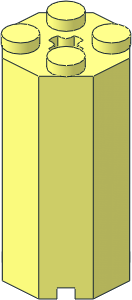 Brick  2 x  2 x  3.333 Octagonal