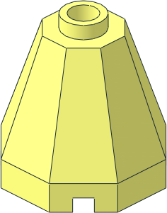 Cone  2 x  2 x  1.667 Octagonal