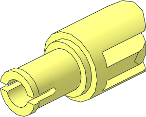 Arm Piece with Pin without Friction and 3 Fingers