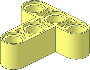 Technic Beam  3 x  3 T-shaped