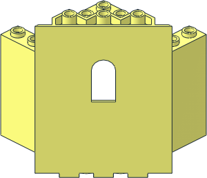 Panel Wall  6 x  6 x  6 Corner