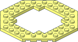 Plate 10 x 10 Octagonal Open Center Plate 10 x 10 Octagonal Open Center