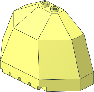 Windscreen  8 x  3.6 x  4.5 Octagonal Canopy Half