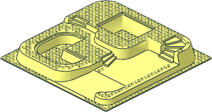Baseplate 32 x 32 Raised with Ramp, Pit and Stairs Baseplate 32 x 32 Raised with Ramp, Pit and Stairs