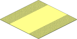 Baseplate 32 x 32 Road 8-Stud Straight