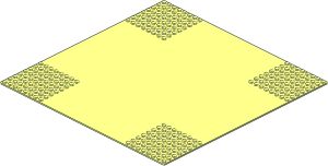 Baseplate 32 x 32 Road 8-Stud Crossroads