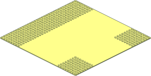 Baseplate 32 x 32 Road 8-Stud T-Junction