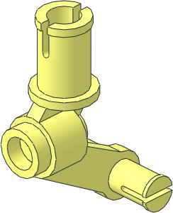 Technic Pin with 2 Wheel Pins