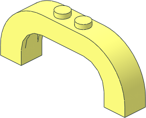 Arch  1 x  6 x  2 with Curved Top