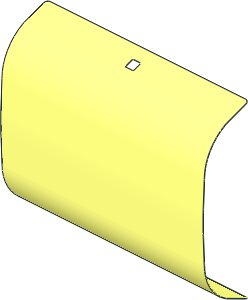 Sheet Plastic 24 x 25 Rectangle Sail Shape (Formed)