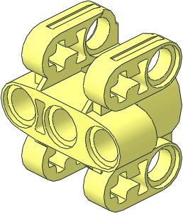 Technic Linear Actuator  2 x  2 Motor Mount