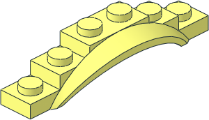 Car Mudguard  6 x  1.5 x  1 with Arch