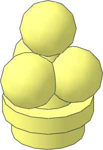 Minifig Food Ice Cream Scoops