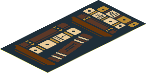 Sticker  2.9 x  1.4 with Bookshelf