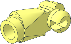 Minifig Arm Robot with Hollow Stud