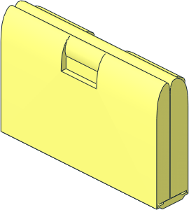 Minifig Computer Laptop (Closed) Minifig Computer Laptop (Closed)