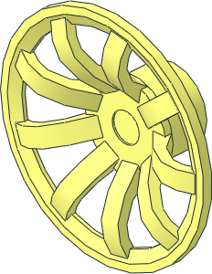 Wheel Cover  9 Spoke for Wheel 14 x 17