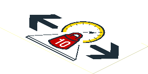 Sticker 2.3 x 3.9 with Red Weight, Yellow Scale and 2 Black Arrows Sticker 2.3 x 3.9 with Red Weight, Yellow Scale and 2 Black Arrows
