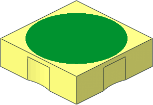 Duplo Tile 2 x 2 with Green Disc Pattern Duplo Tile 2 x 2 with Green Disc Pattern