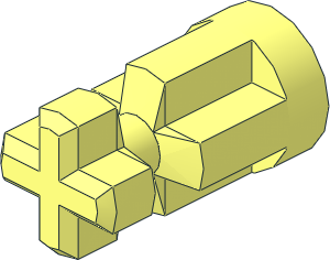 ~Technic Gearbox 20:1 Reduction Output Shaft