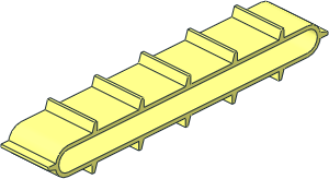 Conveyor Belt Rubber Cleated Conveyor Belt Rubber Cleated