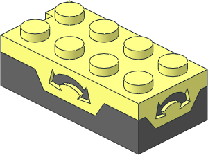 Electric Power Functions Tilt Sensor