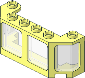 Windscreen  2 x  6 x  2 Vertical Frame with Trans Clear Glass