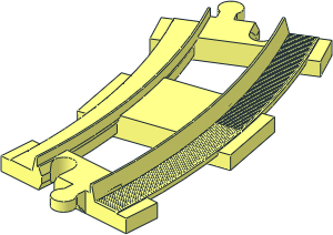 Duplo Train Track Curved