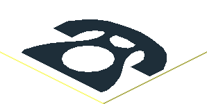 Sticker  1.1 x  1.1 with Black Telephone on White Background