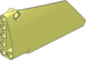 Technic Panel Fairing Smooth #17 (Wide Long)