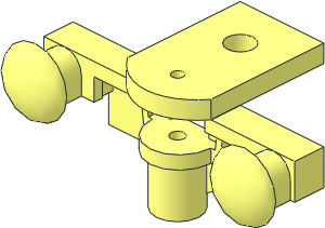~Train Buffer Beam with Open Buffer Bottom and Long Cylinder for Sealed Magnet (Type 1)