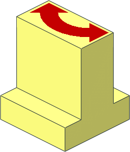 Duplo Train Track Point Lever with Double-Ended Arrow Pattern Duplo Train Track Point Lever with Double-Ended Arrow Pattern