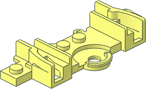 =Train Track Flexible Segment Female Half =Train Track Flexible Segment Female Half