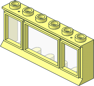 Window  1 x  6 x  2 Classic with Long Sill (Complete)