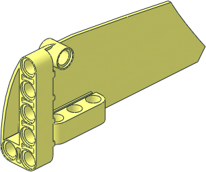 Technic Panel Fairing Smooth #18 (Wide Long)