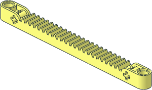 Technic Gear Rack  1 x 13 with Pegholes and Axleholes