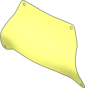 Sail 28 x 17 Trapezoidal (Formed Shape 1)