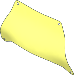 Sail 28 x 17 Trapezoidal (Formed Shape 3) Sail 28 x 17 Trapezoidal (Formed Shape 3)