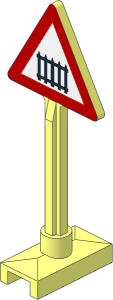 ~Roadsign Triangle with Level Crossing Pattern (Obsolete)