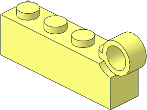 Hinge Brick  1 x  8 Male