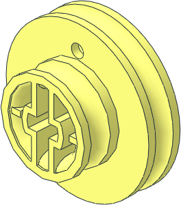 Duplo Wheel with 2 Belt Groves