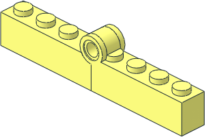 Hinge Brick  1 x  8 (Complete)