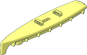 Boat Hull Floating 36 x 7 x 7 Top Boat Hull Floating 36 x 7 x 7 Top