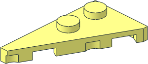 Wing 2 x 4 Left with Truncated Tip Wing 2 x 4 Left with Truncated Tip