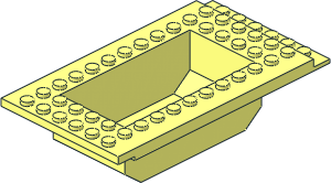 ~Boat Section Middle 6 x 12 x 3.333 Deck