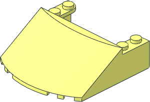 Windscreen  6 x  6 x  1.667 Curved