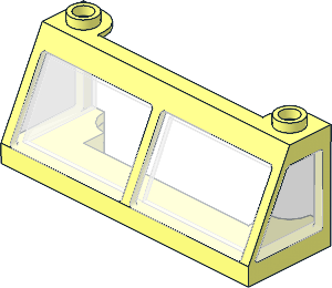 Windscreen  2 x  6 x  2 with Integral Trans Clear Glass