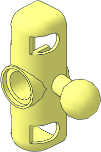 Technic Steering Arm 3H with Towball Sockets